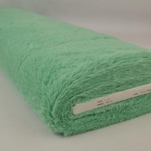 Zachte bont stof - Mintgroen - Rol