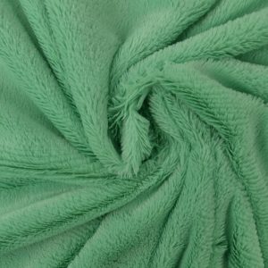 Zachte bont stof - Mintgroen