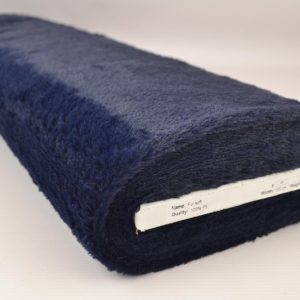 Zachte bont stof - Navy - Rol