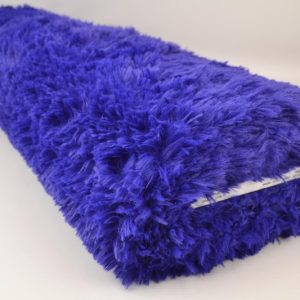 Langharig bont stof - Donkerblauw - Rol