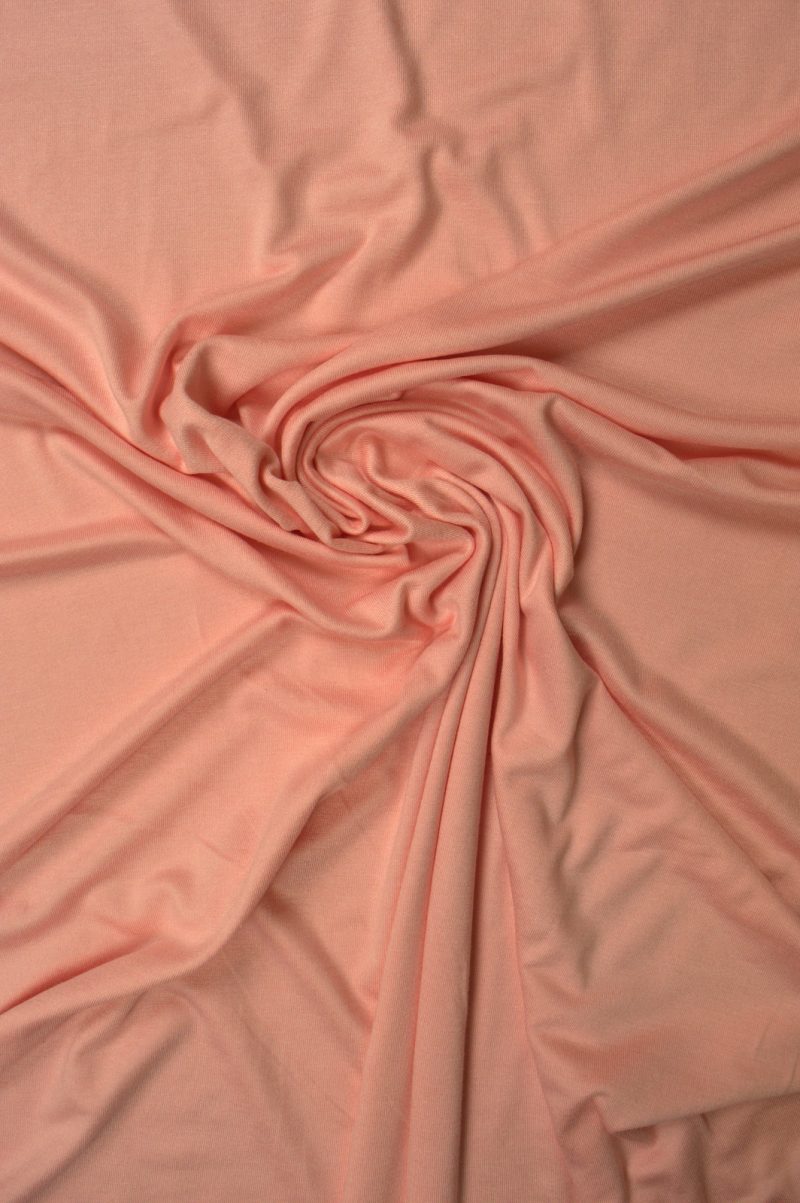 Viscose tricot - Zalmroze
