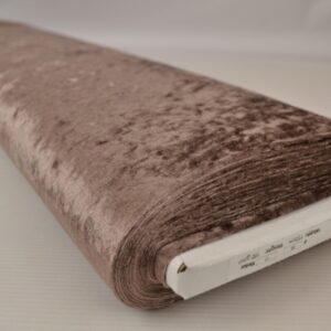 Crushed velvet - Taupe - Rol