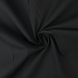 Brandvertragende katoen stof 300cm breed - Zwart