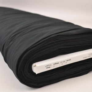 Brandvertragende katoen stof 300cm breed - Zwart - Rol