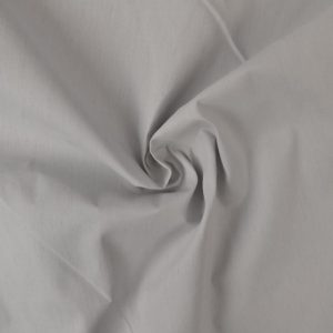 Brandvertragende katoen stof 300cm breed - Zilvergrijs