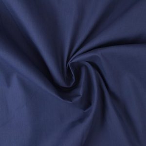 Brandvertragende katoen stof 300cm breed - Marineblauw